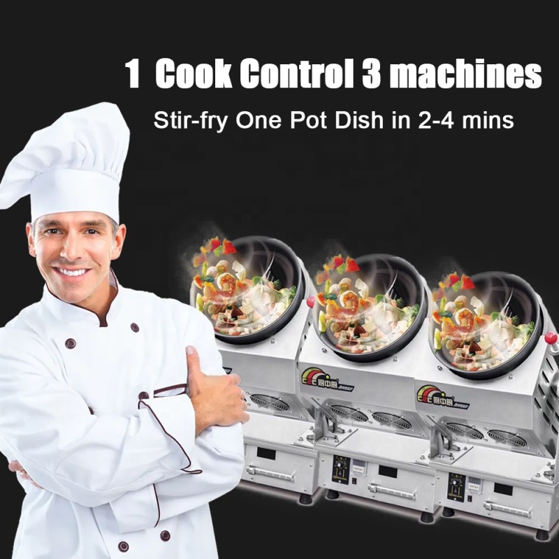 Smart Cooker Supplier - Restaurant Rotating Wok Chef Automatic