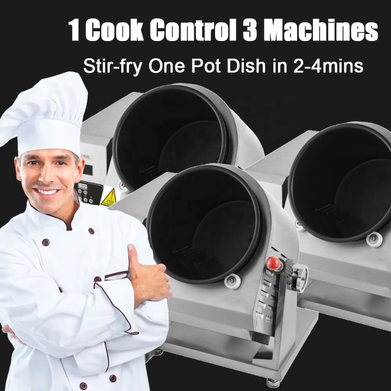 Auto Wok Factory - Egg Drum Intelligent Cooking Robot Pot