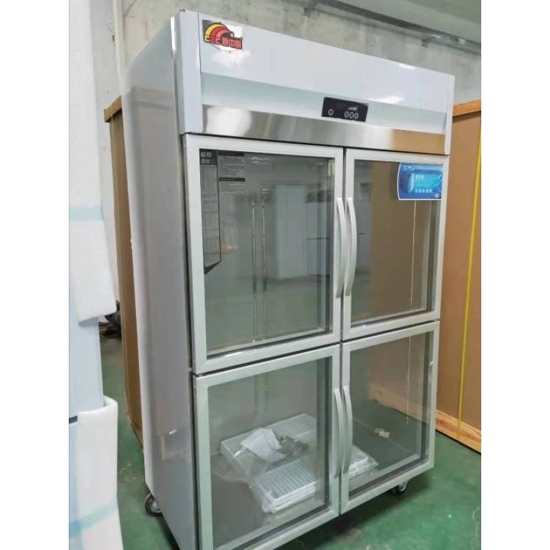 Beer Fridge Factory - Double Glass Door Vertical Display Freezers