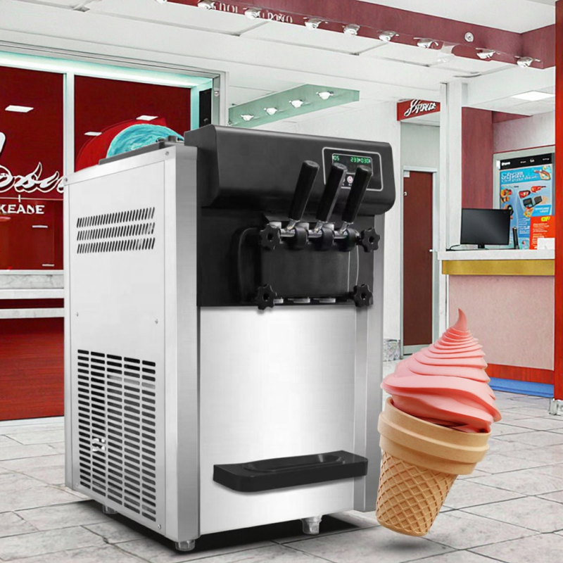 Ice Cream Maker Supplier - Electric Soft Serve Machine Shop Bar