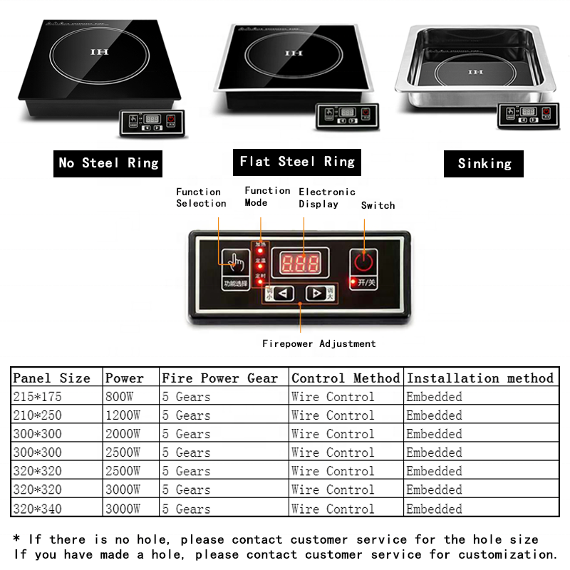 Induction Cooker Manufacturer - Restaurant Stove Sink Hot Pot Burner