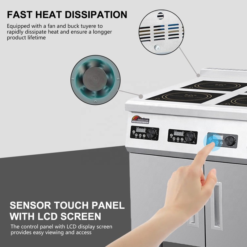 Industrial Cooker Supplier - 4-6 Burner Hobs Russia Electrical