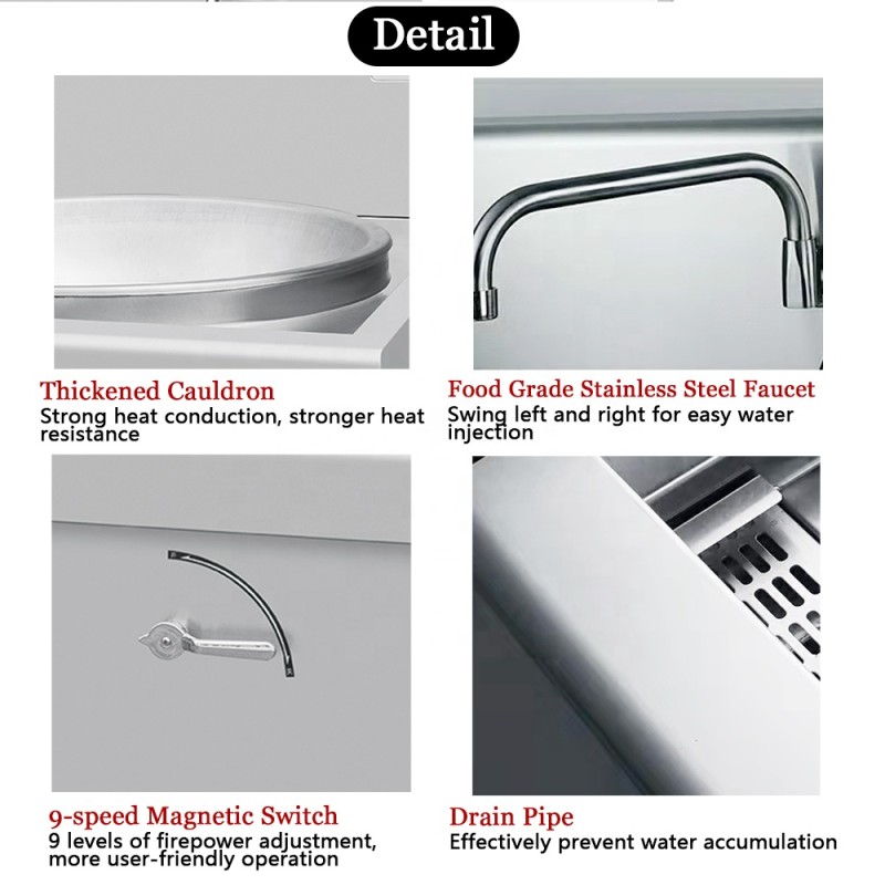 Wok Station Supplier - Restaurant Industrial Chinese Round Frying