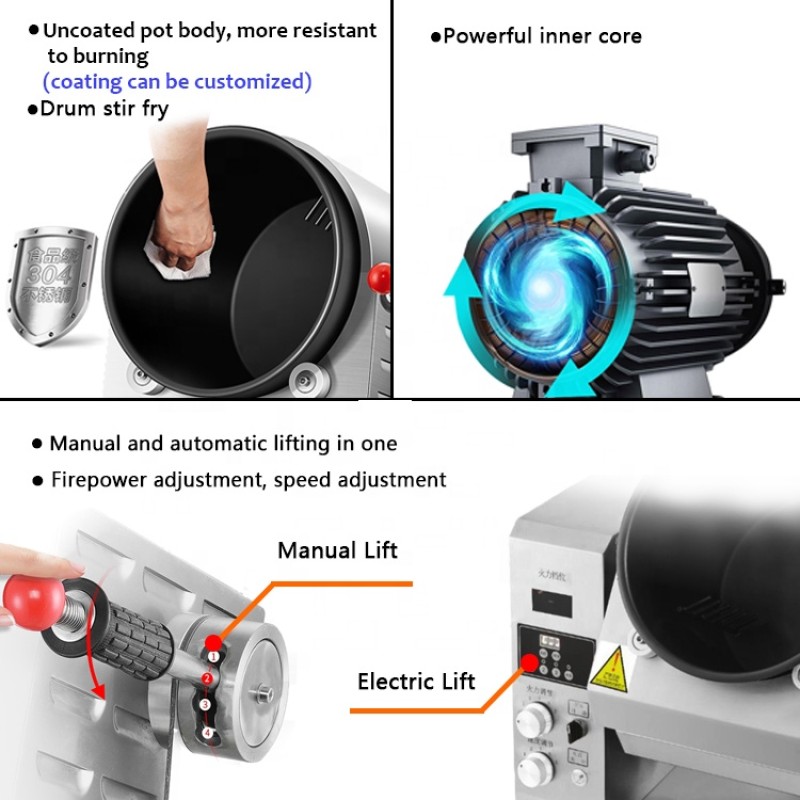 Auto Wok Factory - Egg Drum Intelligent Cooking Robot Pot