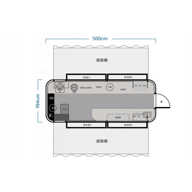 Mobile Truck Supplier - Foodtruck Coffee Hot Dog Fully Equipped Cart