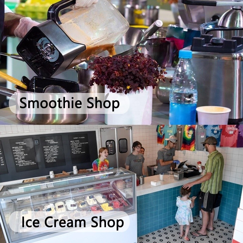 Cafe Equipment Manufacturer - Full Set Salad Ice Cream Beverage