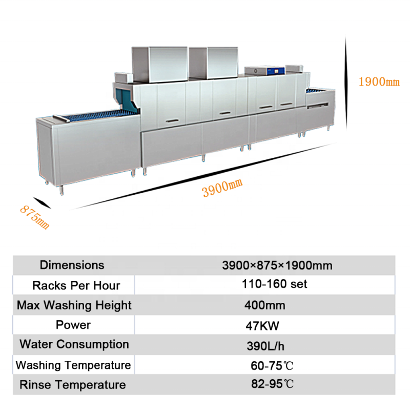 Conveyor Dishwasher Manufacturer - Tunnel Pass Through Industrial Line