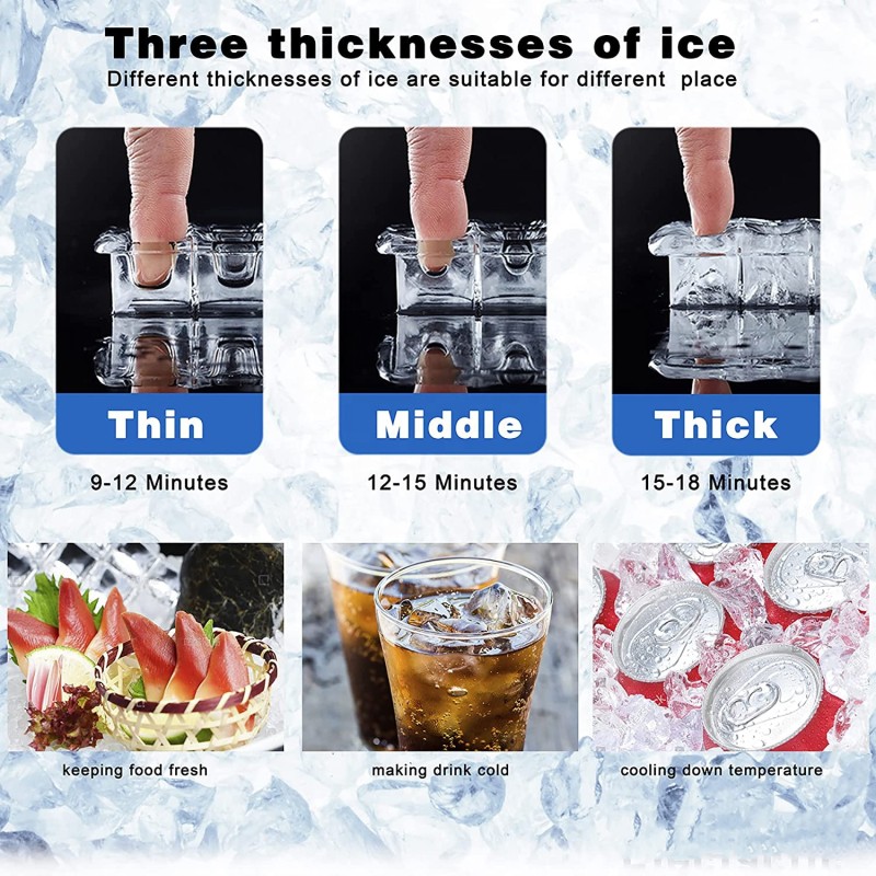 Ice Machine Supplier - Cube Making Machine Glace Eismaschine Water