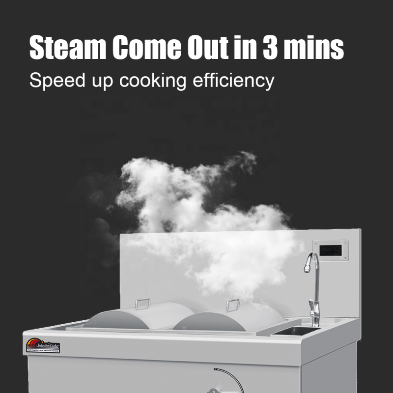 Rice Roll Machine Factory - Cheong Fun Noodles Stainless Steel Induction