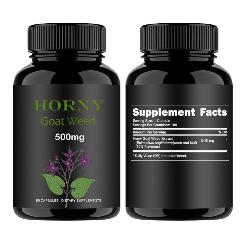 Healthcare Supplements Epimedium Horny Goat Weed Capsules