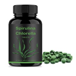 Dietary Supplements Natural Organic Algae Chlorella Spirulina Tablets