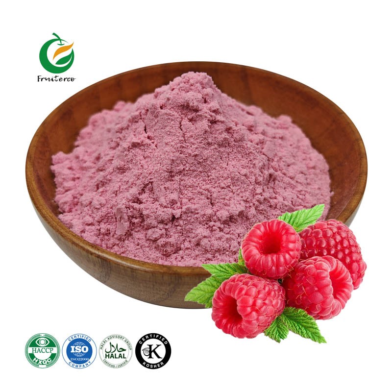 100% Pure Water Soluble Spray Dried Raspberry Fruit Powder Organic Raspberry Juice Powder