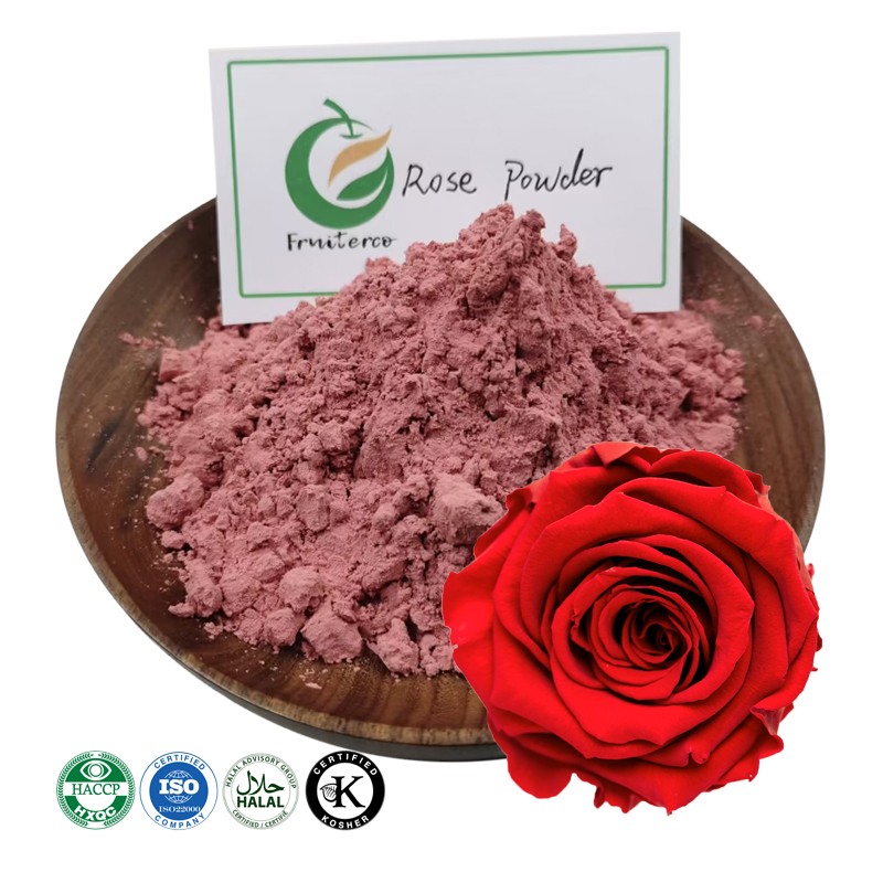 Private Label 100% Natural Rose Extract Rose Petal Powder Rose Powder