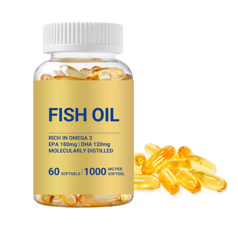 Omega3 Fish Oil Softgel Capsules Deep Sea Fish Oil DHA Omega Capsules