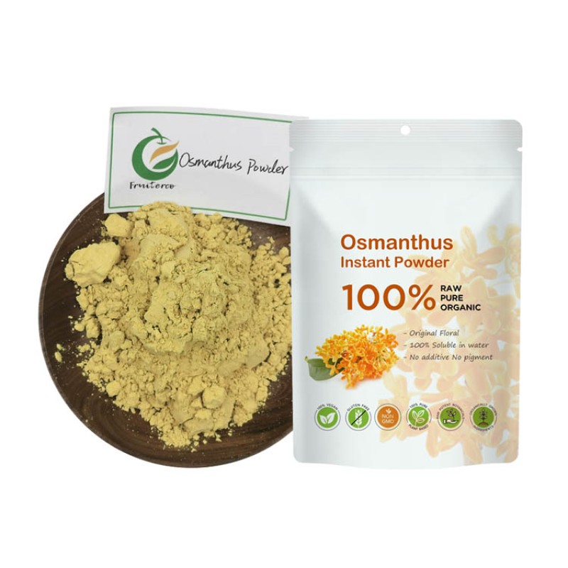 Private Label 100% Natural Water Soluble Osmanthus Flower Powder Osmanthus Powder