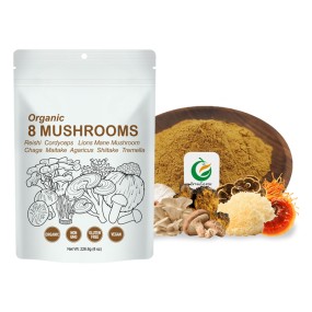 Private Label Mushroom Complex Mushroom Mix Powder Organic Mushroom Powder Blend