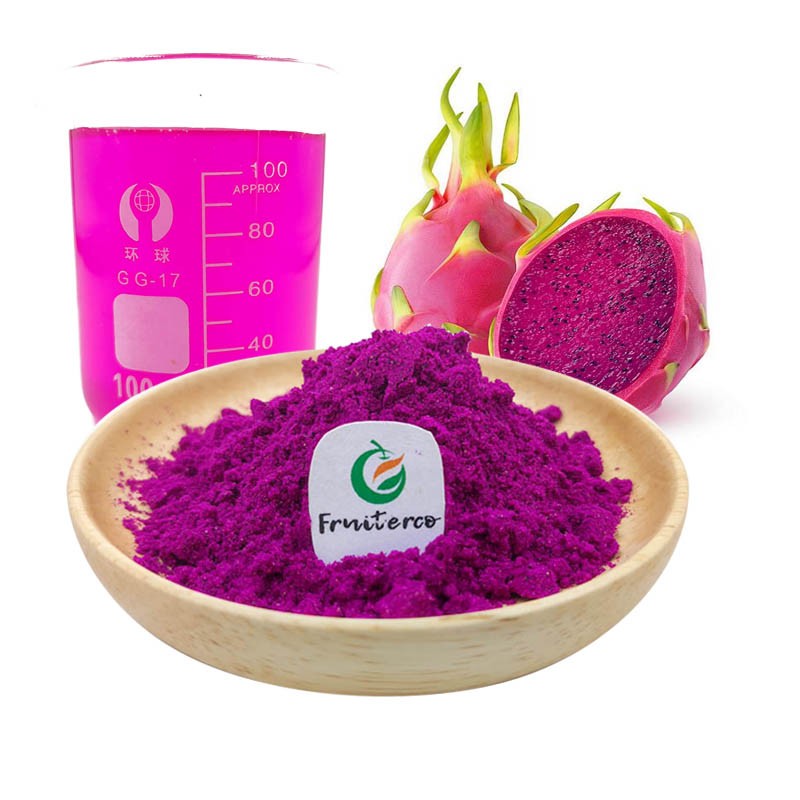 Organic Red Dragon Fruit Powder Freeze Dried Pink Pitaya Powder Red Pitaya Powder