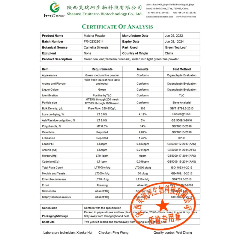 Bulk NOP EU Japan Organic Certification Matcha Powder Organic 100% Natural Matcha Powder From Guizhou