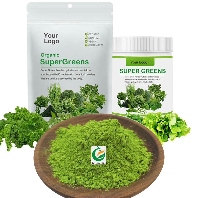 Dietary Fiber Mixed Vegetables Supplements Organic Super Greens Supergreens Powder