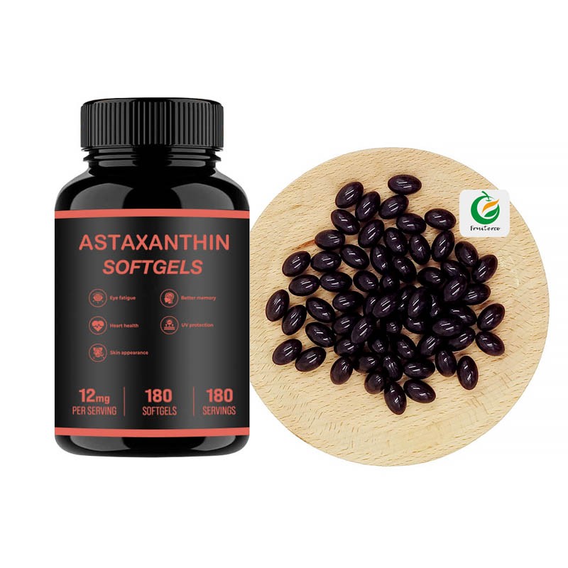 Natural Astaxanthin Dietary Supplements 12mg Astaxanthin Softge Capsules