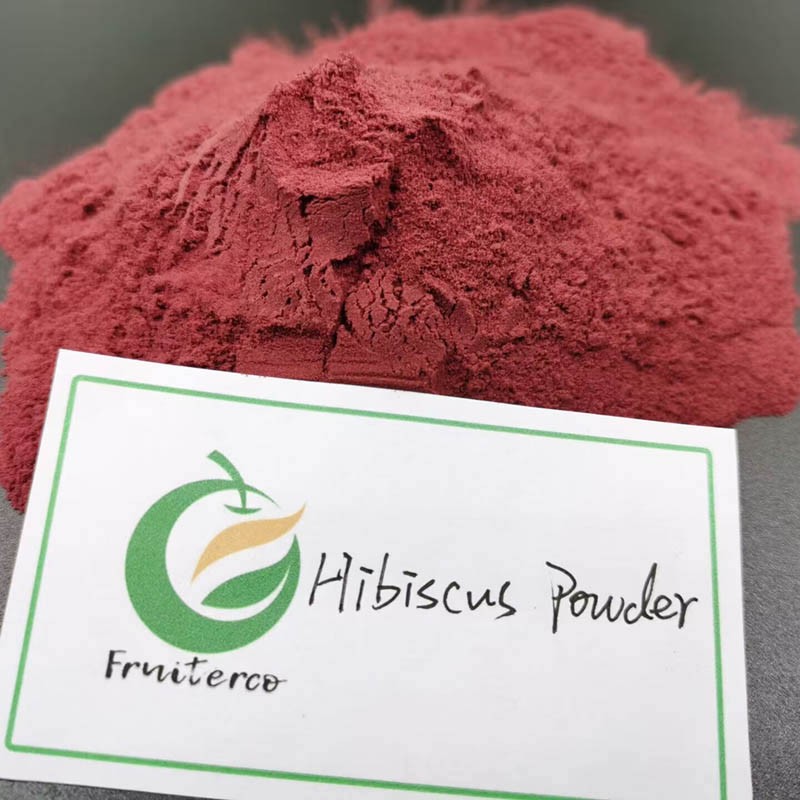 Natural Spray Dried Hibiscus Flower Powder Roselle Flower Powder