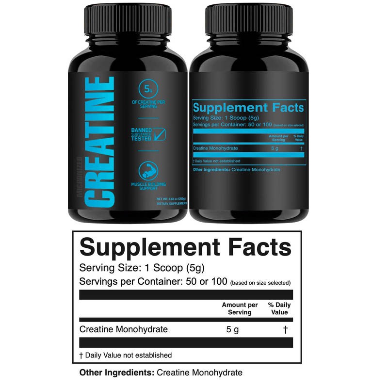 Sports Supplement Creatine Monohydrate Capsules Creatine Capsules