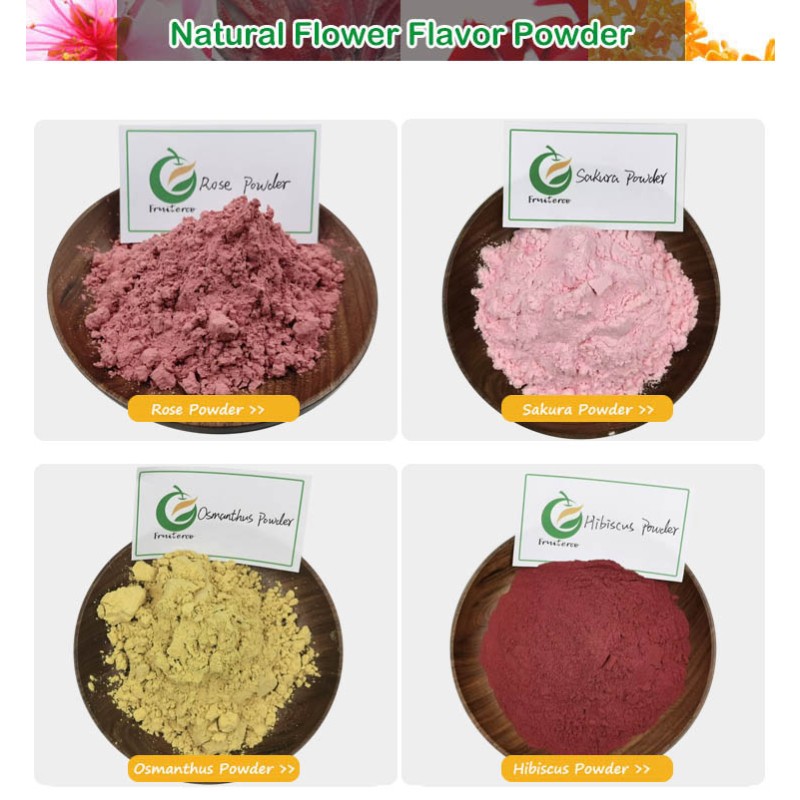 Natural Rose Juice Powder Rose Petals Extract 100% Water Soluble Instant Rose Powder