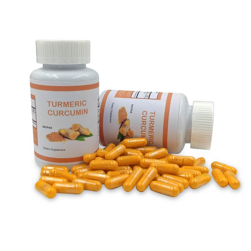 Turmeric Extract Curcumin Capsules Supplements With Garlic Ginger Black Pepper Turmeric Curcumin Capsule