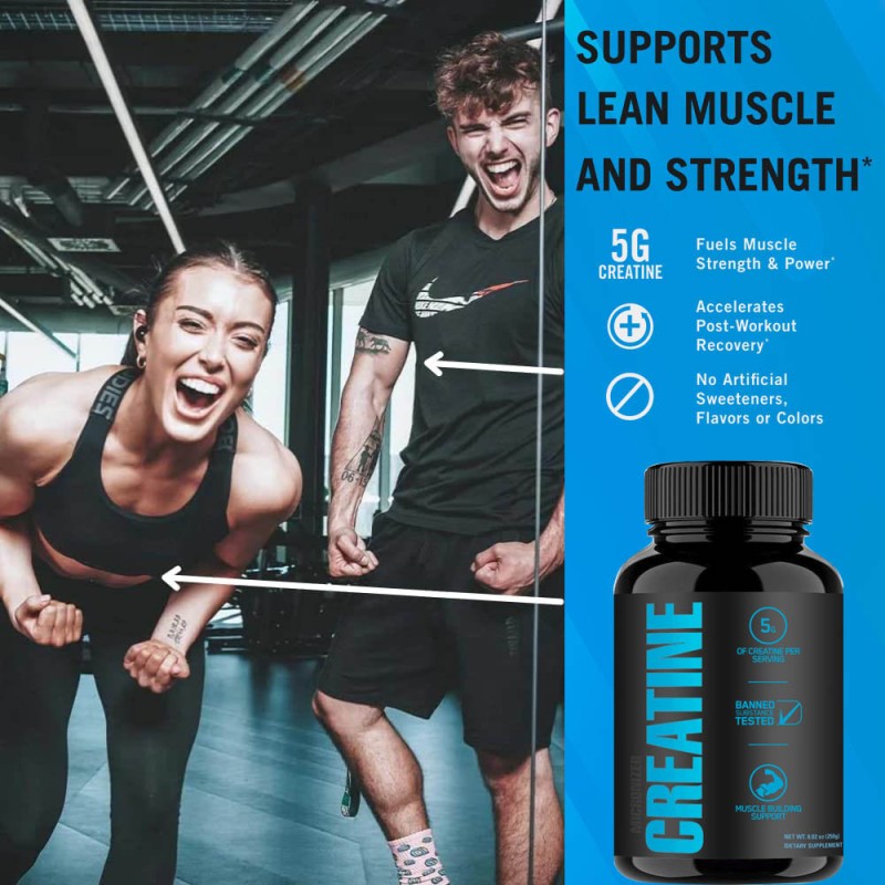 Sports Supplement Creatine Monohydrate Capsules Creatine Capsules