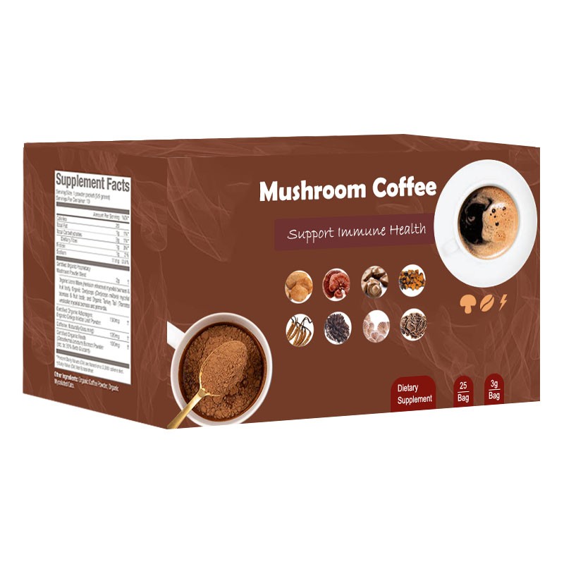 Private Label OEM Tongkat Ali Maca Ashwagandha Ginseng Coffee Bio Herbs Coffee