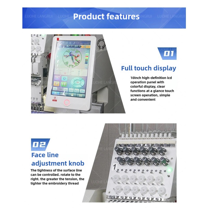Computerized Embroidery Supplier - High Quality 12 Needles Home