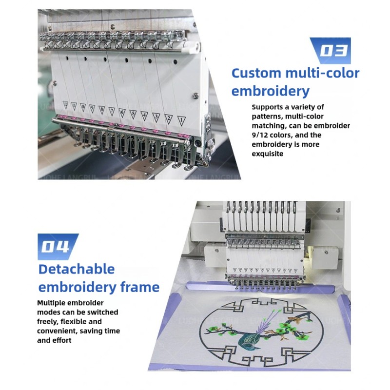 Embroidery Making Machine Manufacturer - Single Head High Speed Industrial