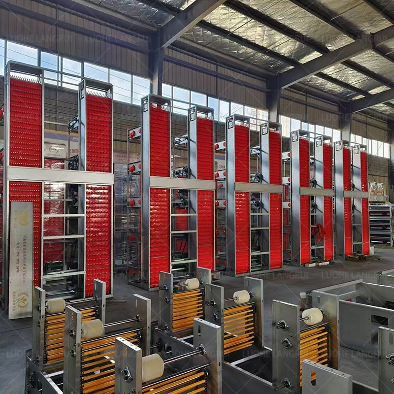 Chicken Breeding Cage Factory - Layer Egg Poultry Farm Design