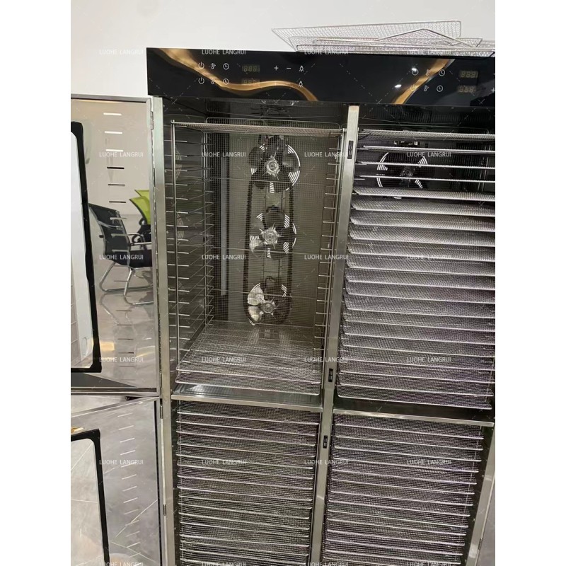 Vegetable Dehydrator Supplier - 96 Trays Stainless Steel Commercial