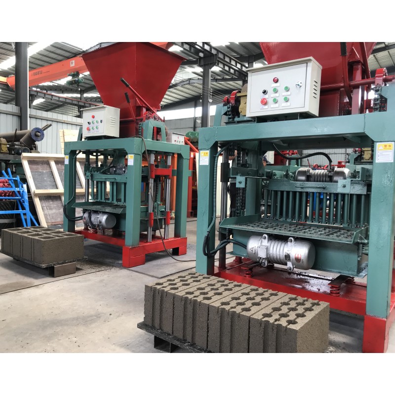 Brick Making Machine Supplier - Semi-automatic QMJ4-35C Hollow