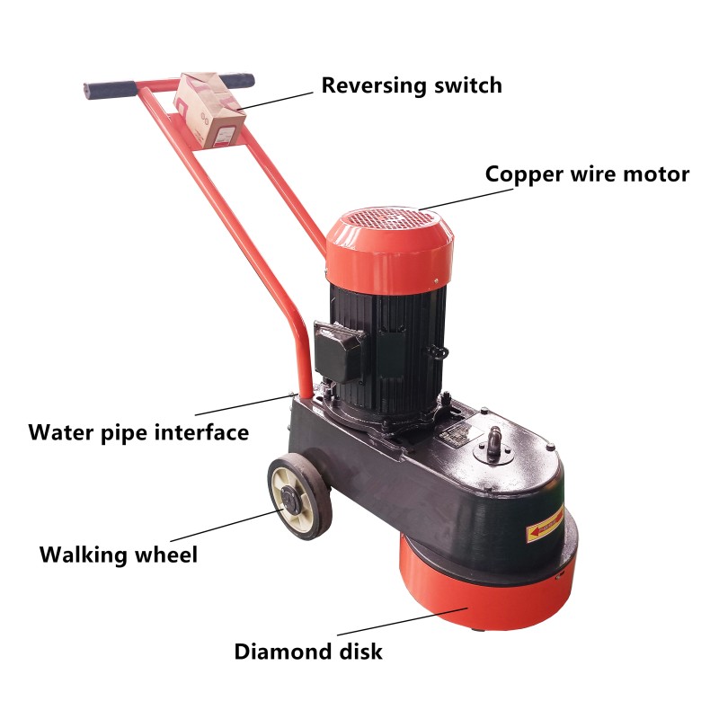 Floor Grinder Factory - Small Handheld Concrete Polisher Epoxy