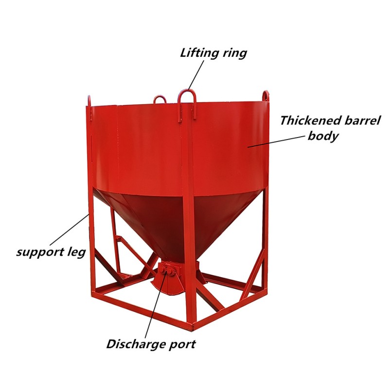 Cement Hopper Supplier - Round Inclined Bucket Large Scale