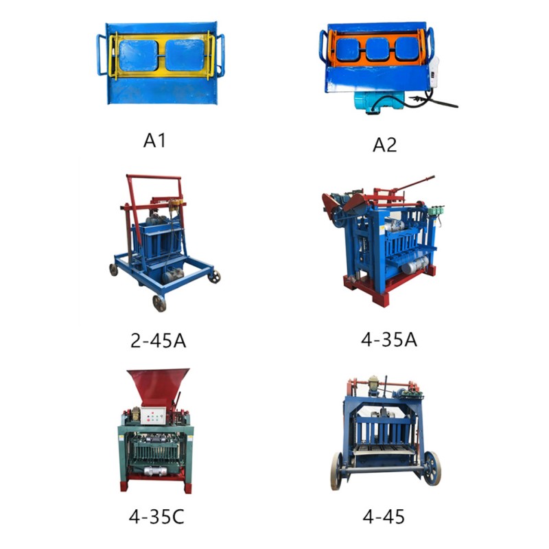 Brick Making Machine Supplier - Semi-automatic QMJ4-35C Hollow