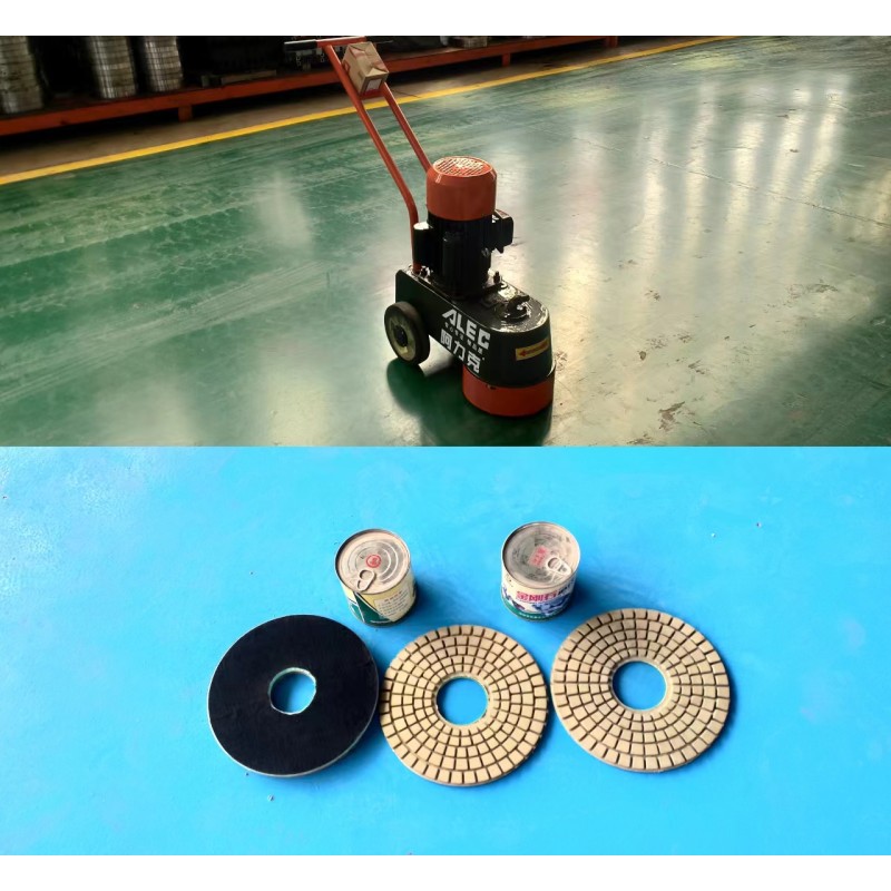 Floor Grinder Factory - Small Handheld Concrete Polisher Epoxy