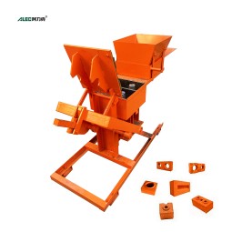 Mobile Brick Machine Supplier - Interlocking Mud Soil Small India