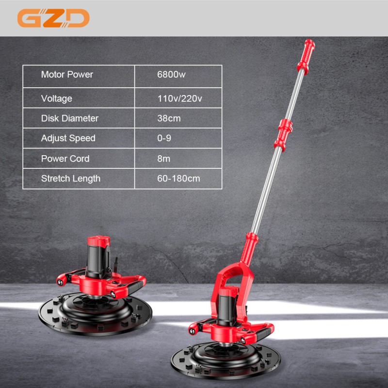 Wall Smoothing Machine Supplier - 6800w Double LED Plastering