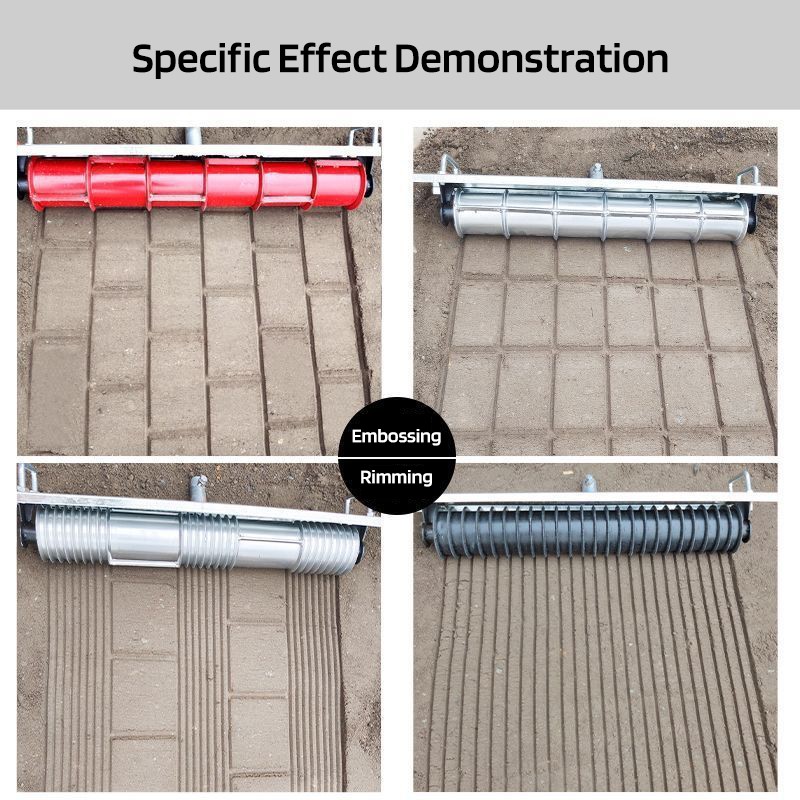Concrete Embossing Device Manufacturer - Rolling Line Pattern
