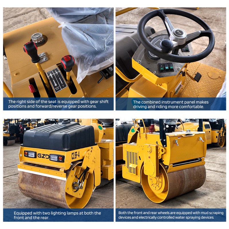 Ride on Roller Supplier - 3.5 Ton Diesel Asphalt Paving