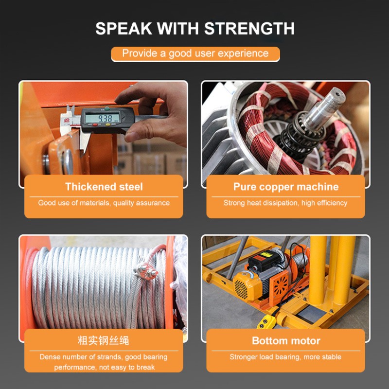 Electric Crane Hoist Factory - 220V Outdoor Small Building