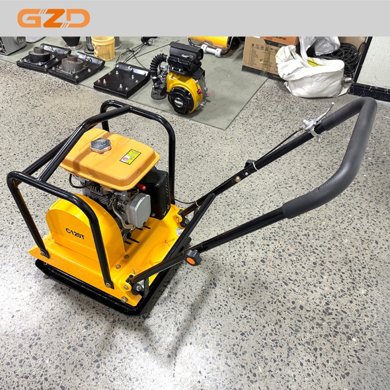 Plate Compactor Factory - C120T Gasoline 20KN Force