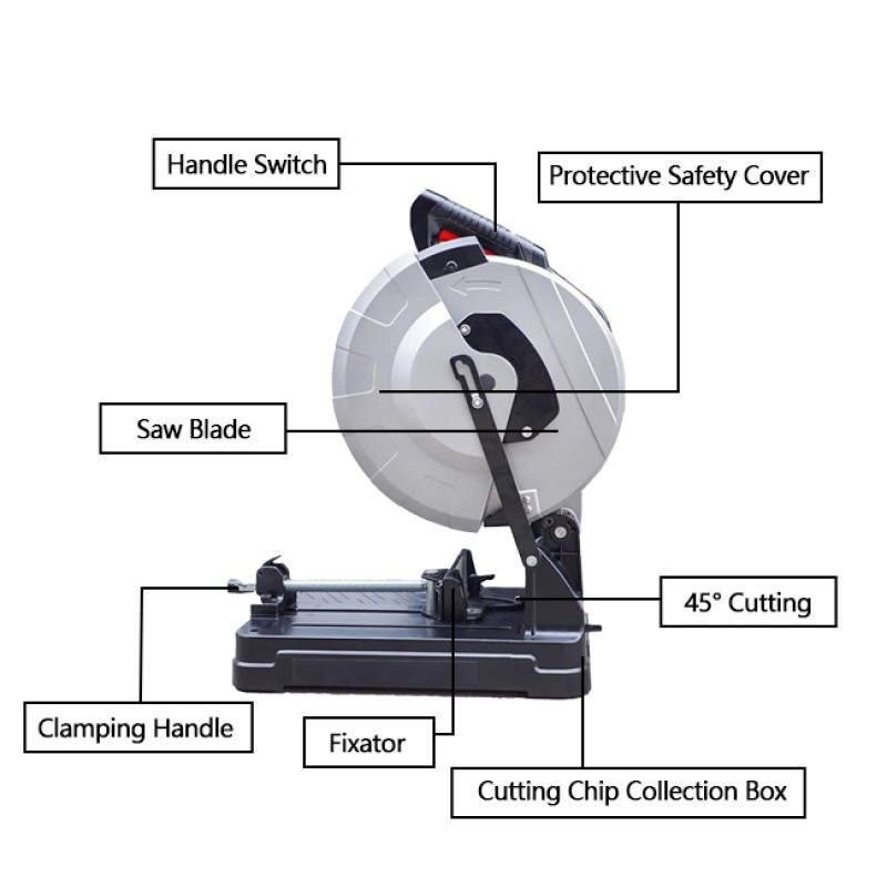Metal Cut Saw Factory - High Power Desktop Stainless