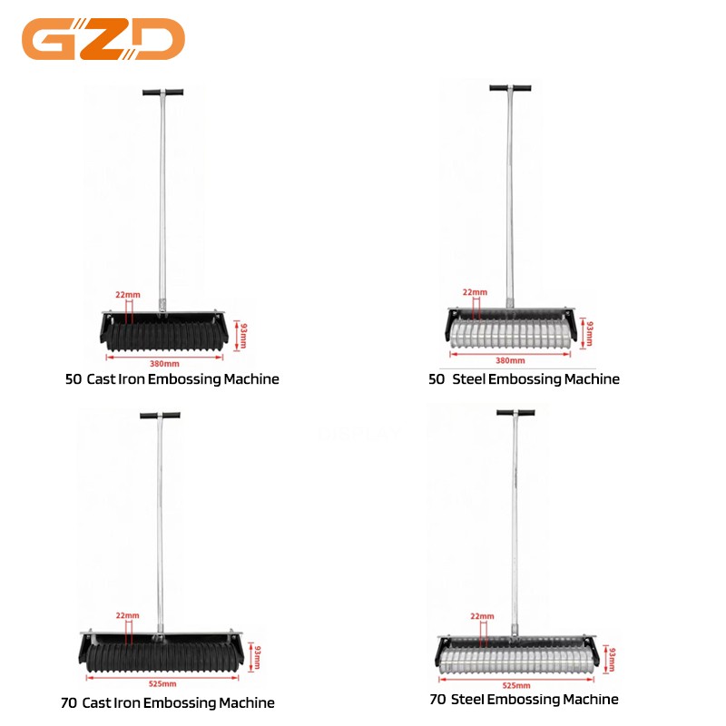 Concrete Embossing Device Manufacturer - Rolling Line Pattern