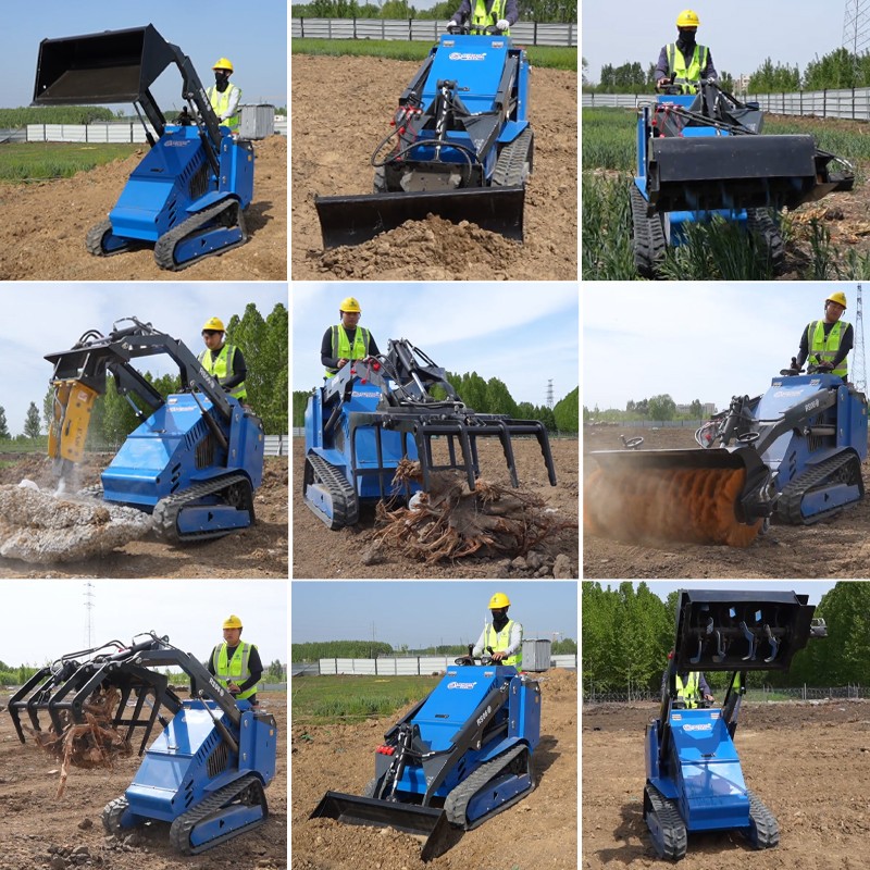 Earth Moving Machine Manufacturer - Free Shipping Mini Loader Skidsteer