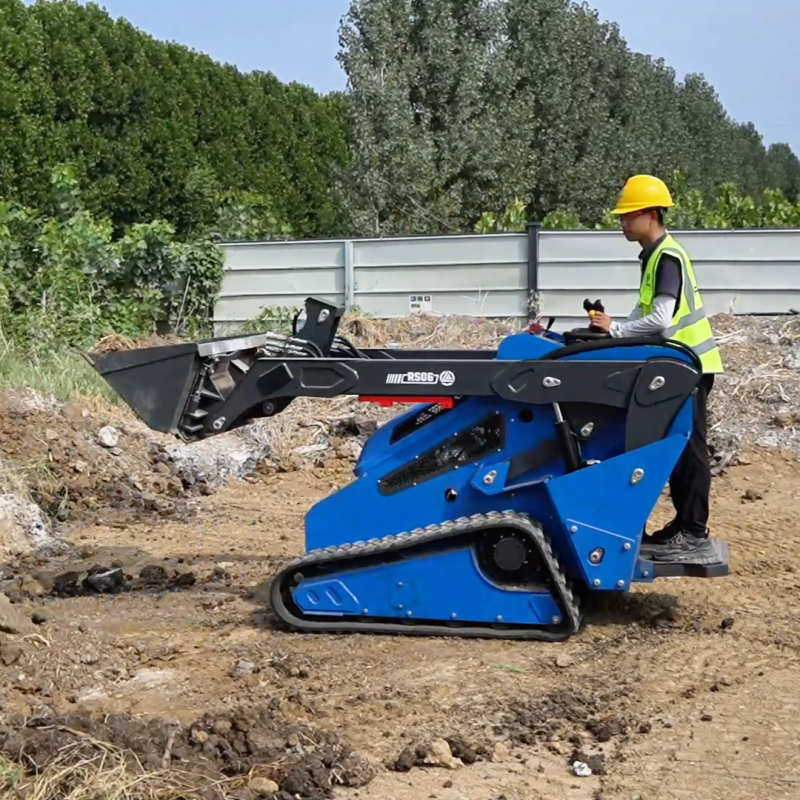 Mini Skid Steer Supplier - Free Shipping Euro 5 EPA Kubota Walk Behind