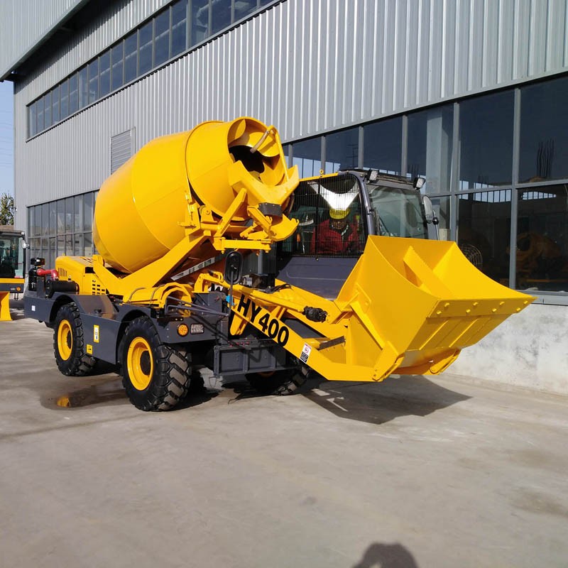 Self-loading Mixer Manufacturer - 1.6m3 Concrete Mixer HY160 1.6cbm